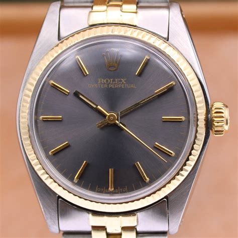 rolex oyster perpetual acciaio oro unisex 31 mm ref 6751